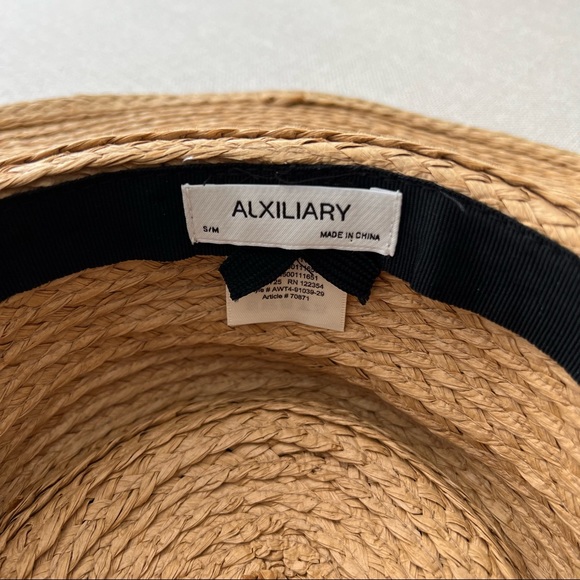 ARITZIA Auxiliary Hamptons Natural Straw Hat S/M - Picture 12 of 12